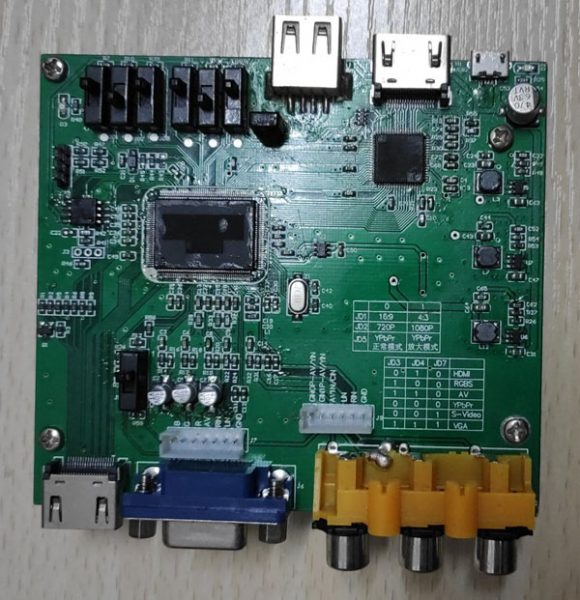 VGA/CVBS/HDMI/YPBPR/USB转HDMI输出